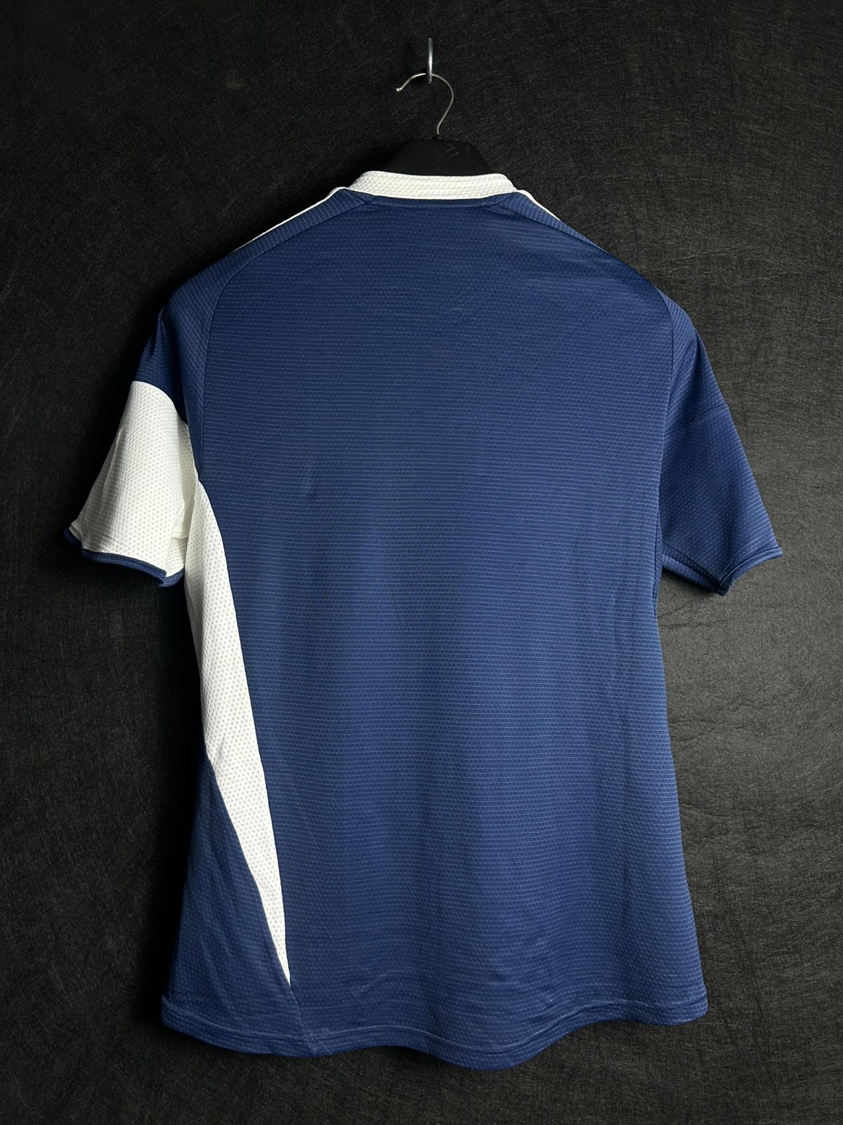 Adidas White Blue Tee - Large