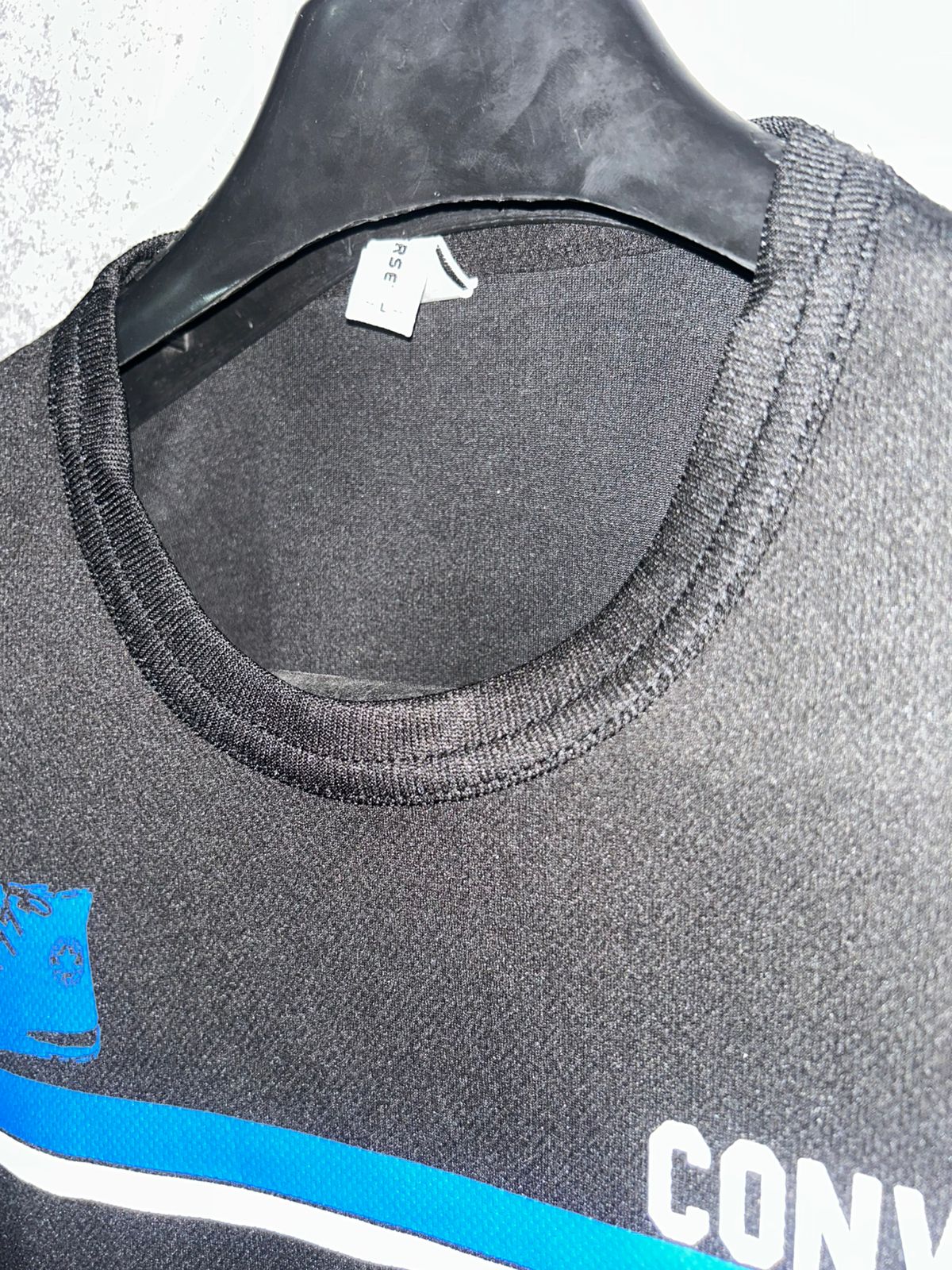 Converse Black Round Neck - Large