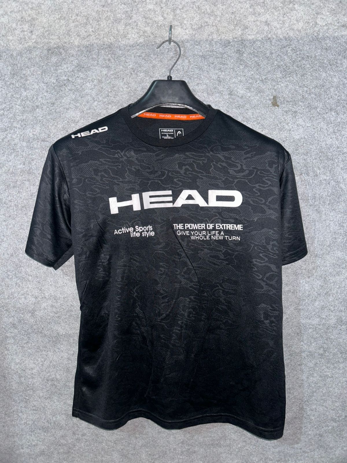 Head Logo Round Neck  - Large