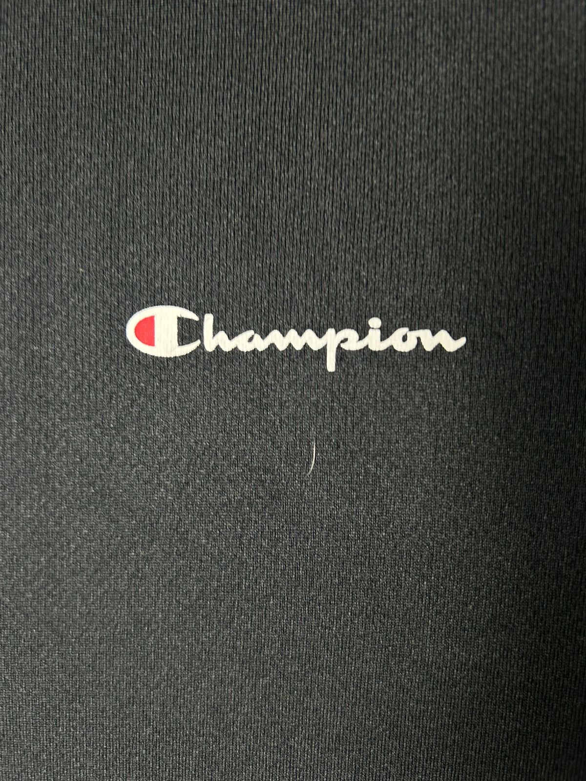 Champion Plain Black Tee - Large