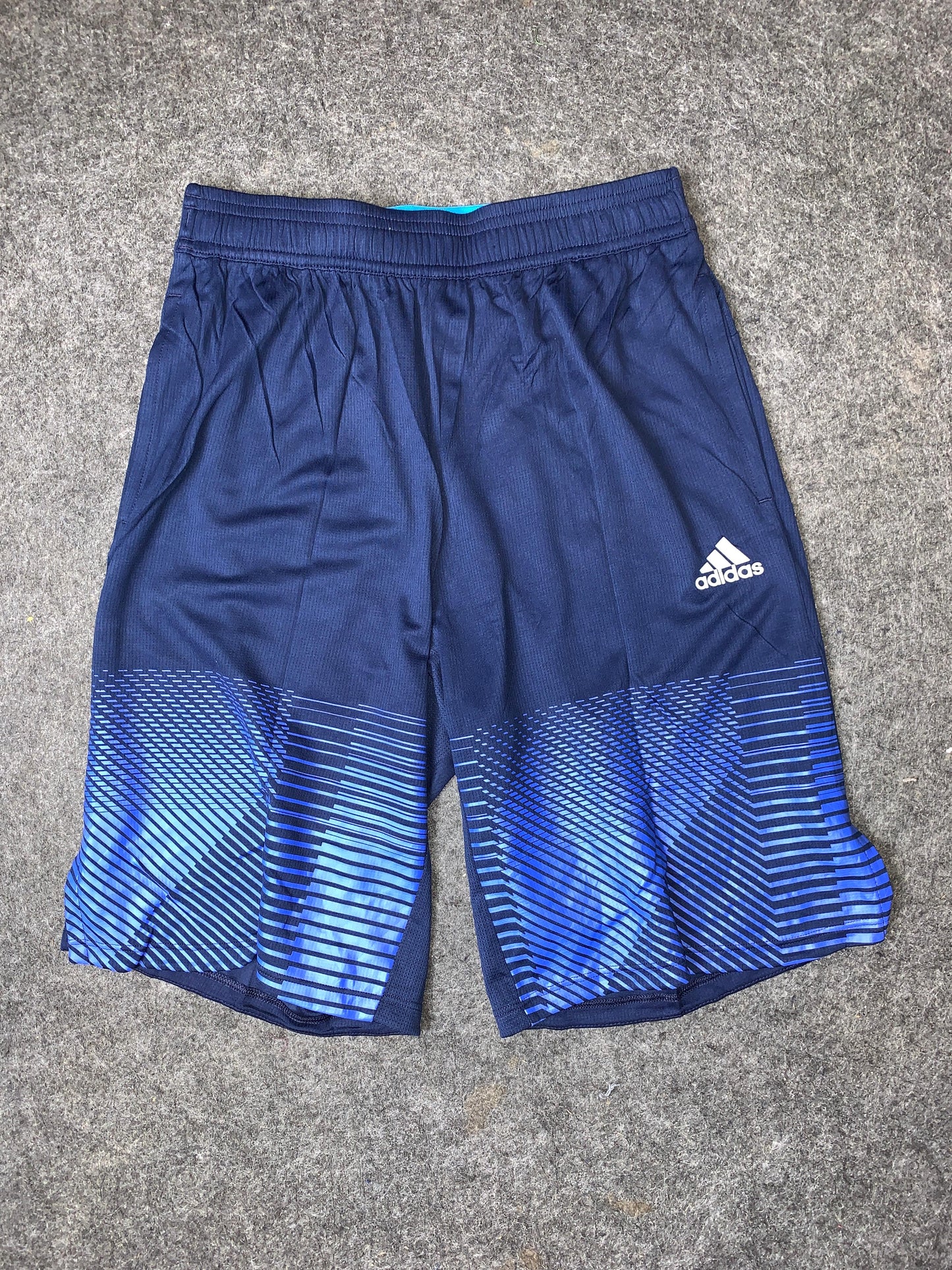 Adidas Blue Shades Shorts - Medium