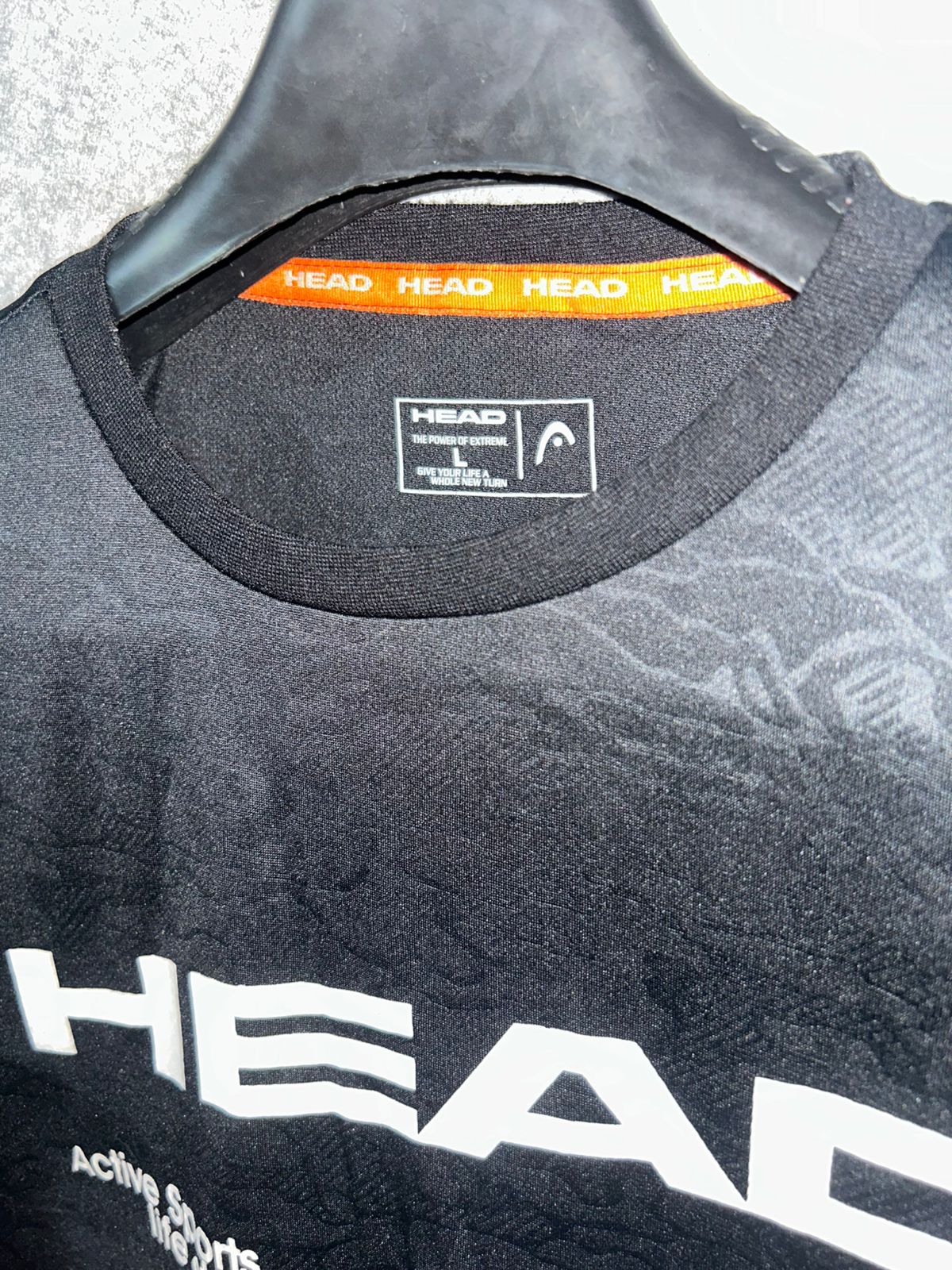 Head Logo Round Neck  - Large