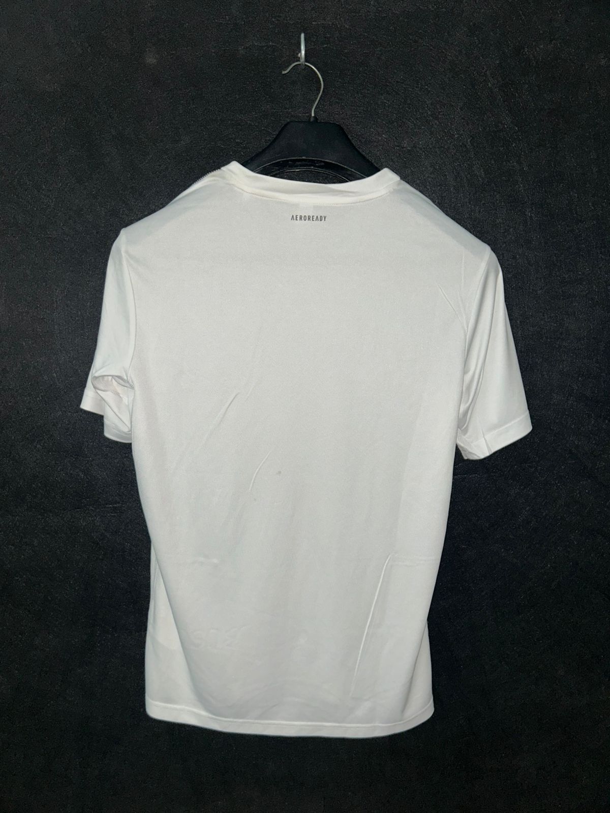 Adidas White Round Neck - Medium
