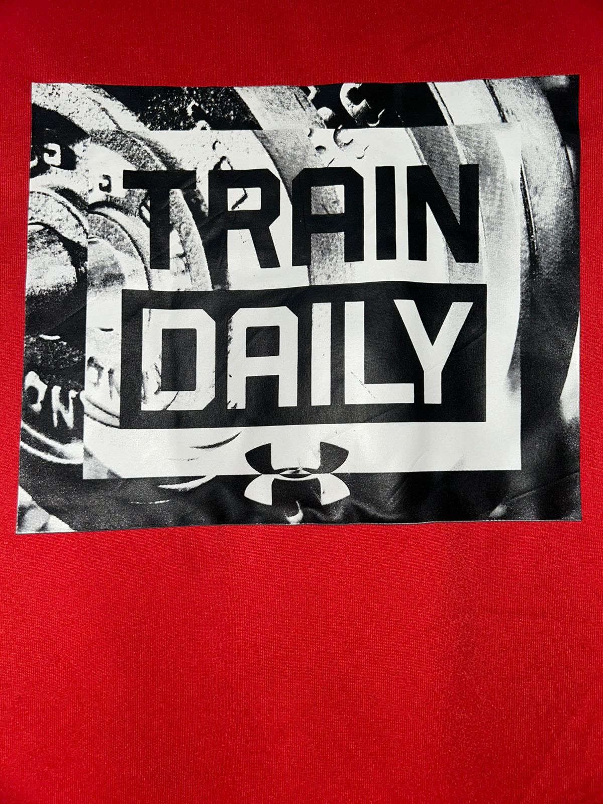 Under Armour Fit Red Round Neck - Medium