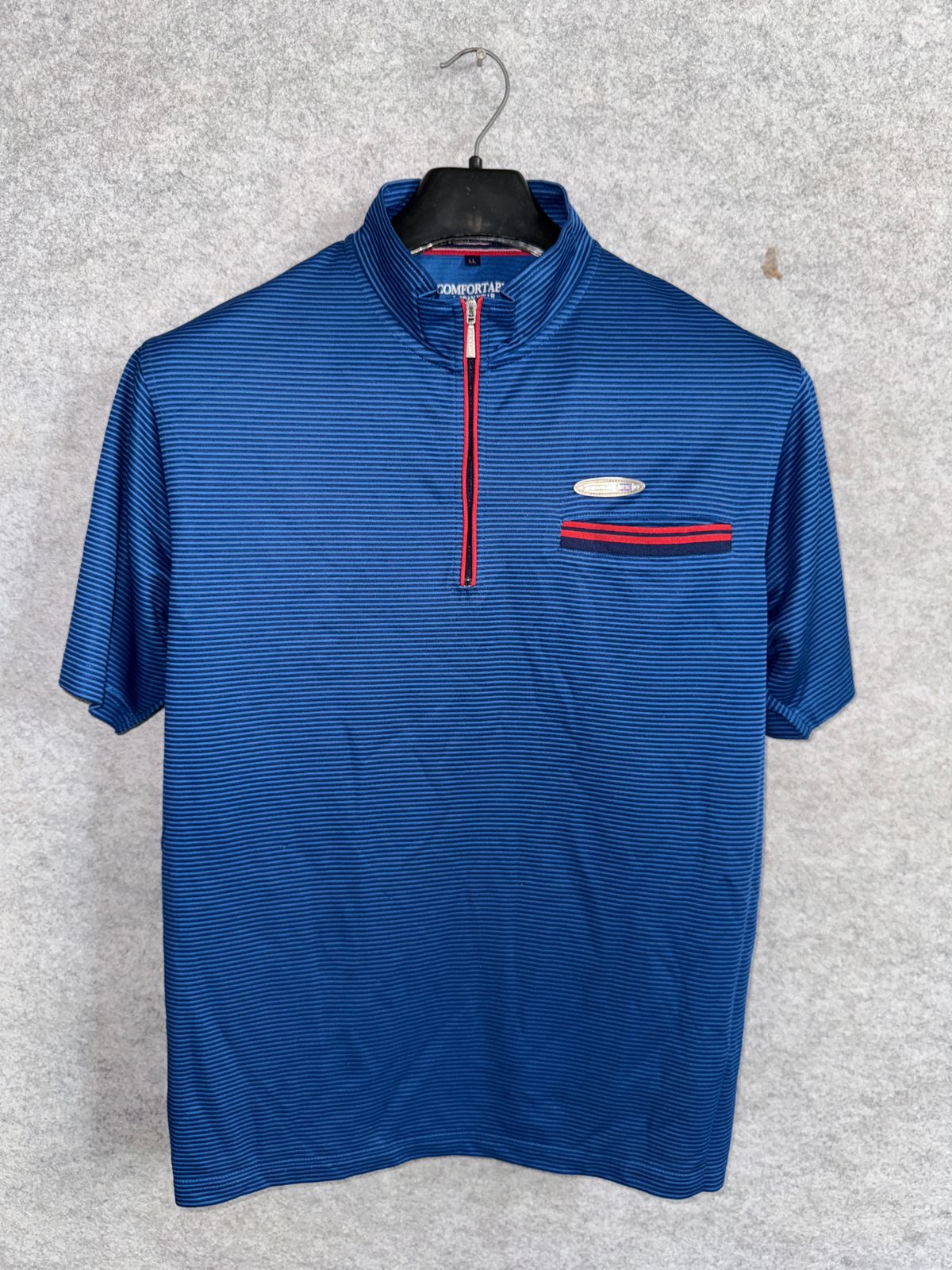 Dunlop Zip Blue Shirt - Large