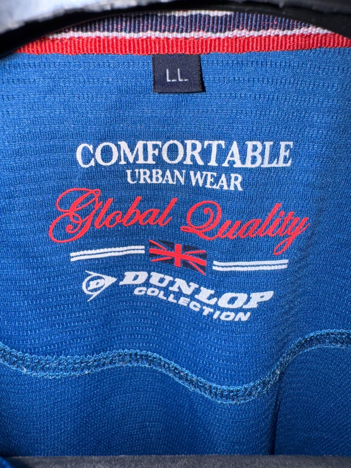 Dunlop Zip Blue Shirt - Large