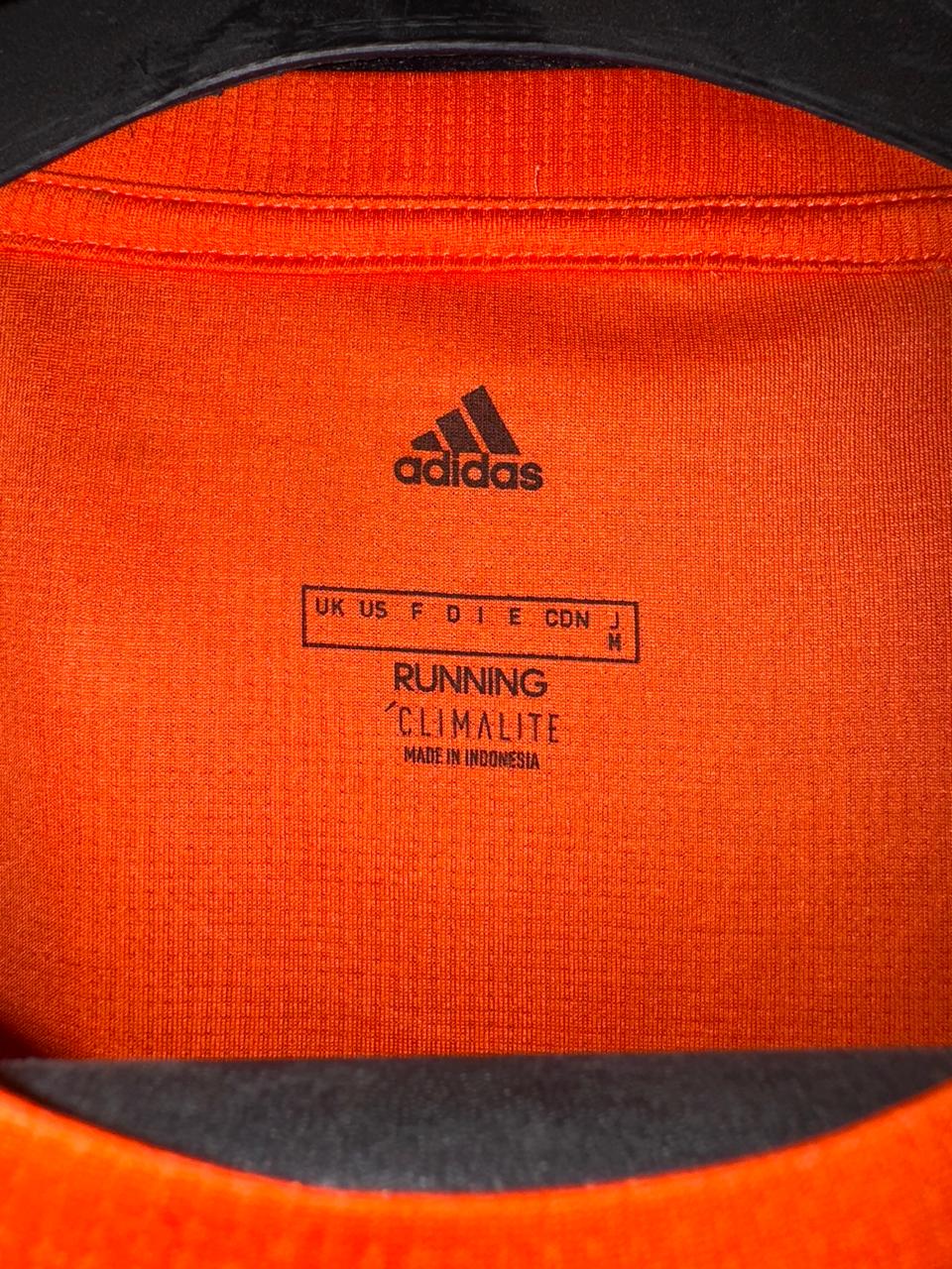 Adidas Orange Round Neck Shirt  - Medium