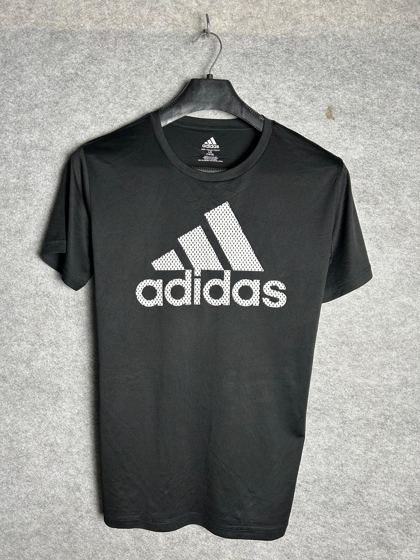 Adidas Black Round Neck - Large