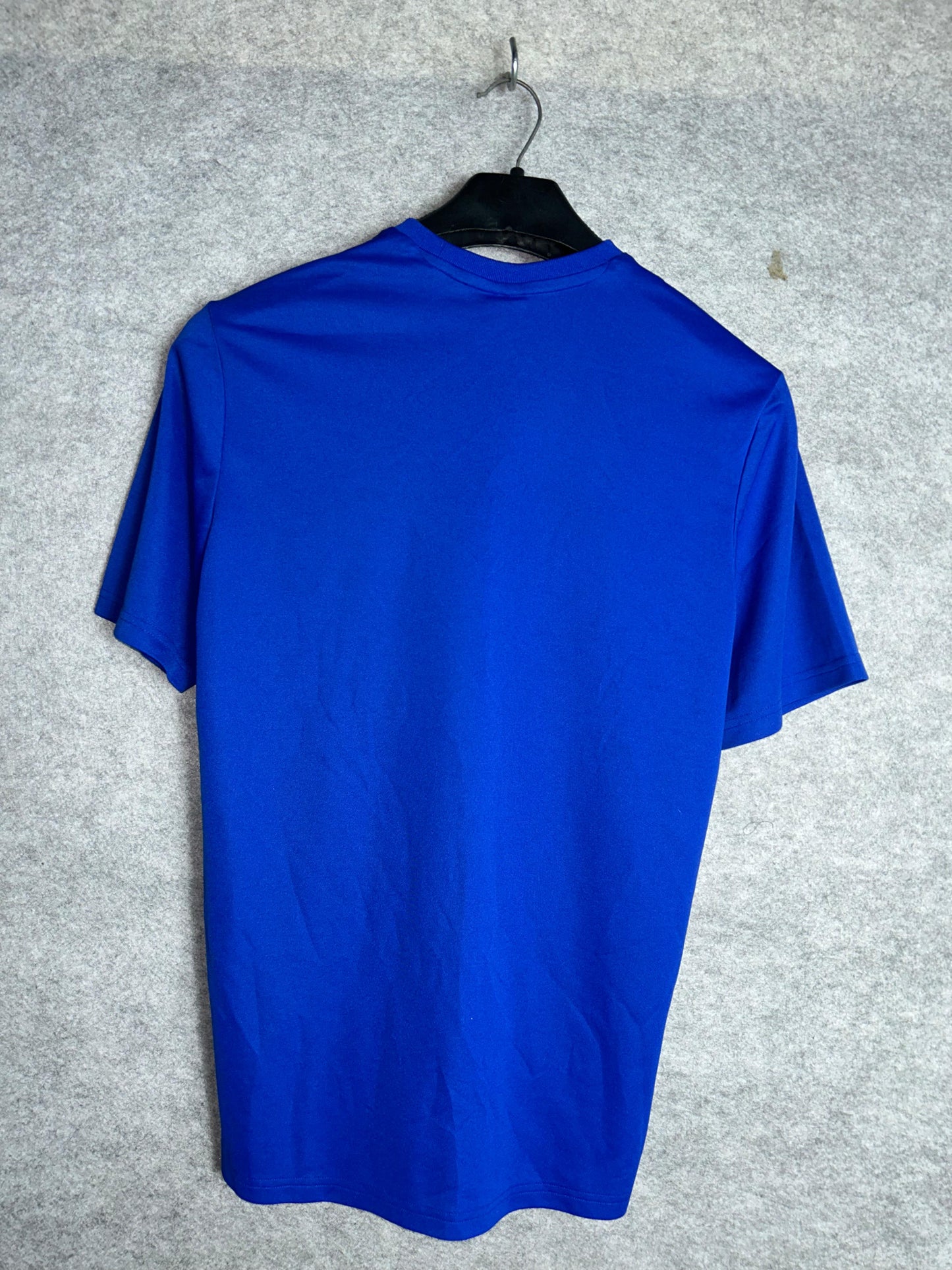 Adidas Blue With Whiten striped Round Neck - Medium