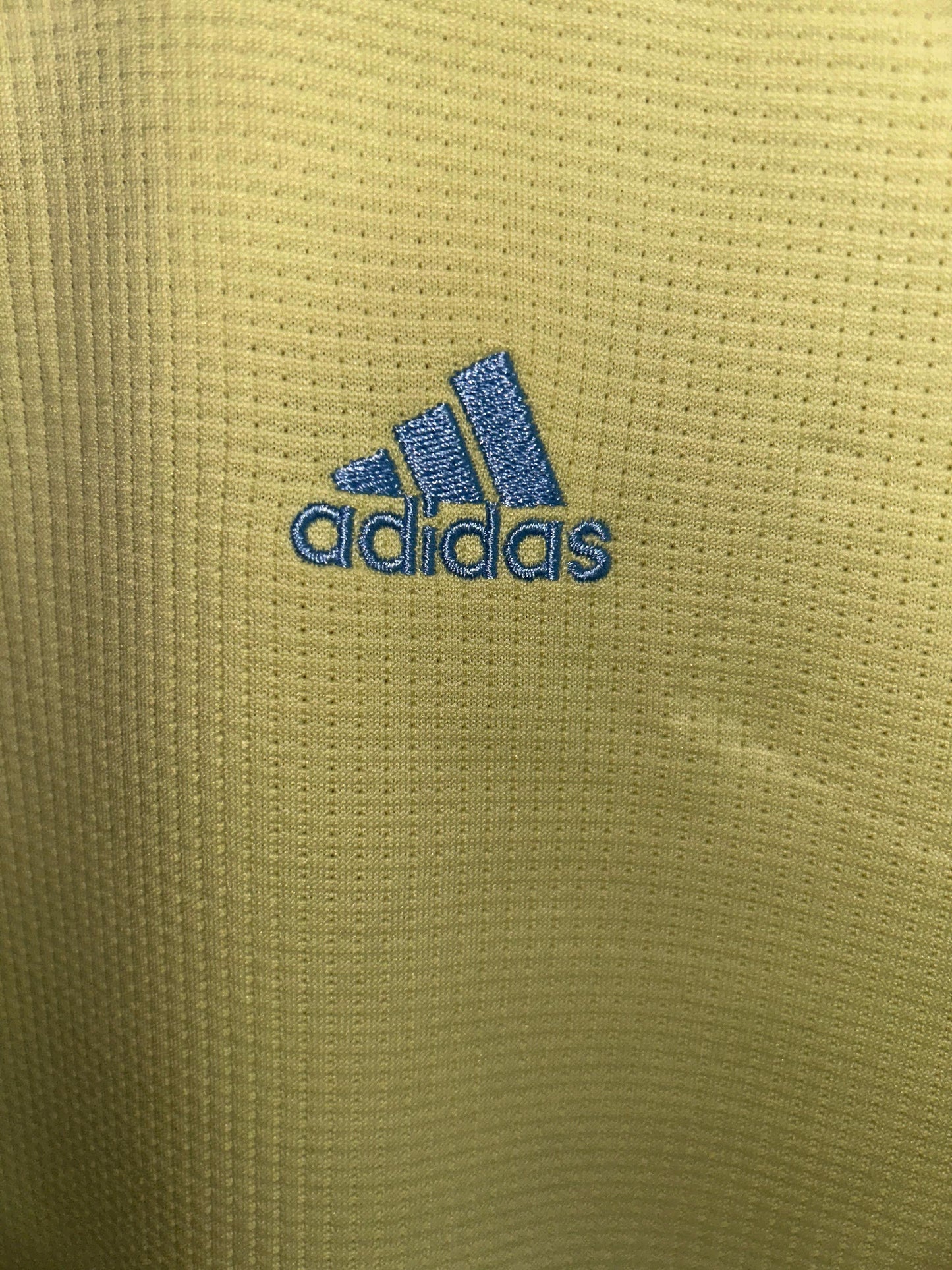 Adidas Lime Yellow Round Neck - Juniors Large