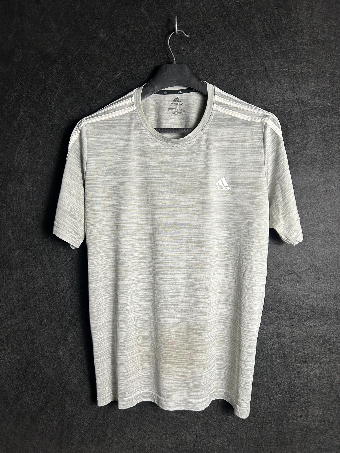 Adidas Gray Three Stripes - Large