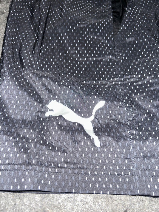 Puma Black & White Dot Printed Short - Medium