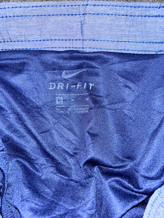 nike Blue Textured Short - Medium