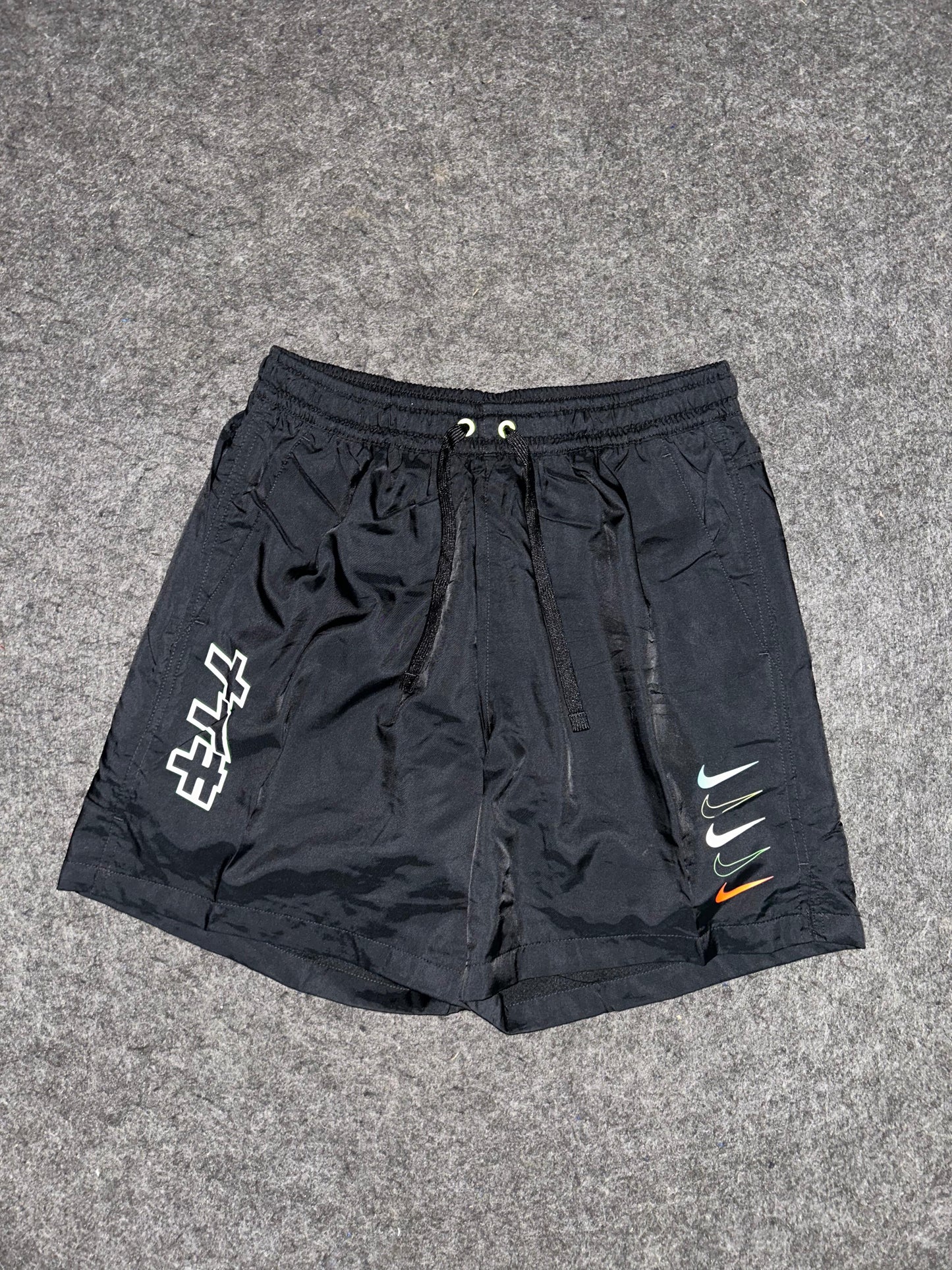 Nike Black Multi Logo Short - Large