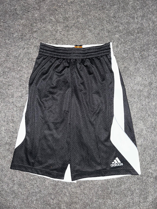Adidas Black & White Zig Zag Textured Short - Medium