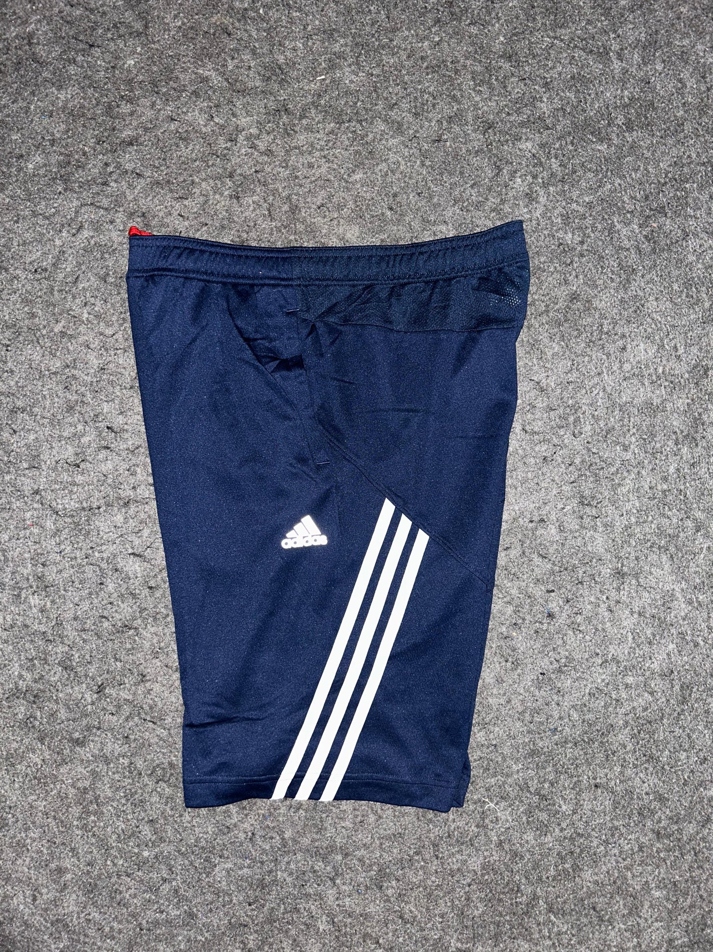 Adidas Blue 3 Stripes Short - Medium
