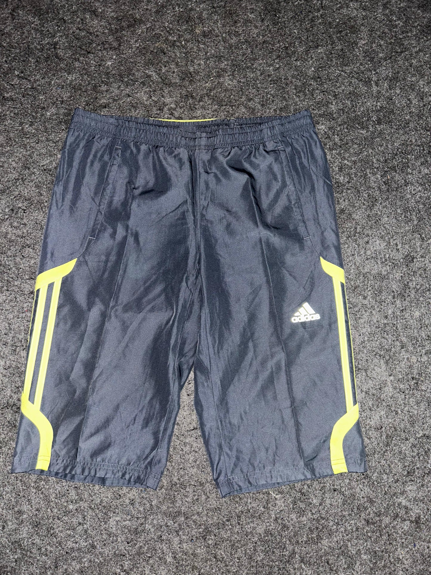 Adidas Gray / Neon Short - Large