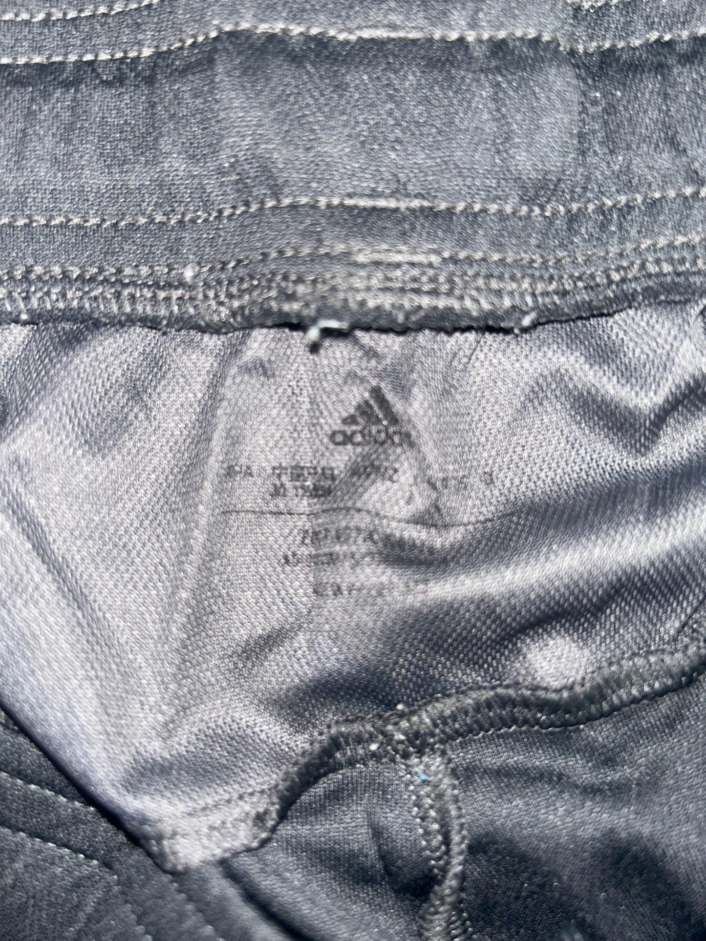 Adidas Gray / Blue Logo Short - Large