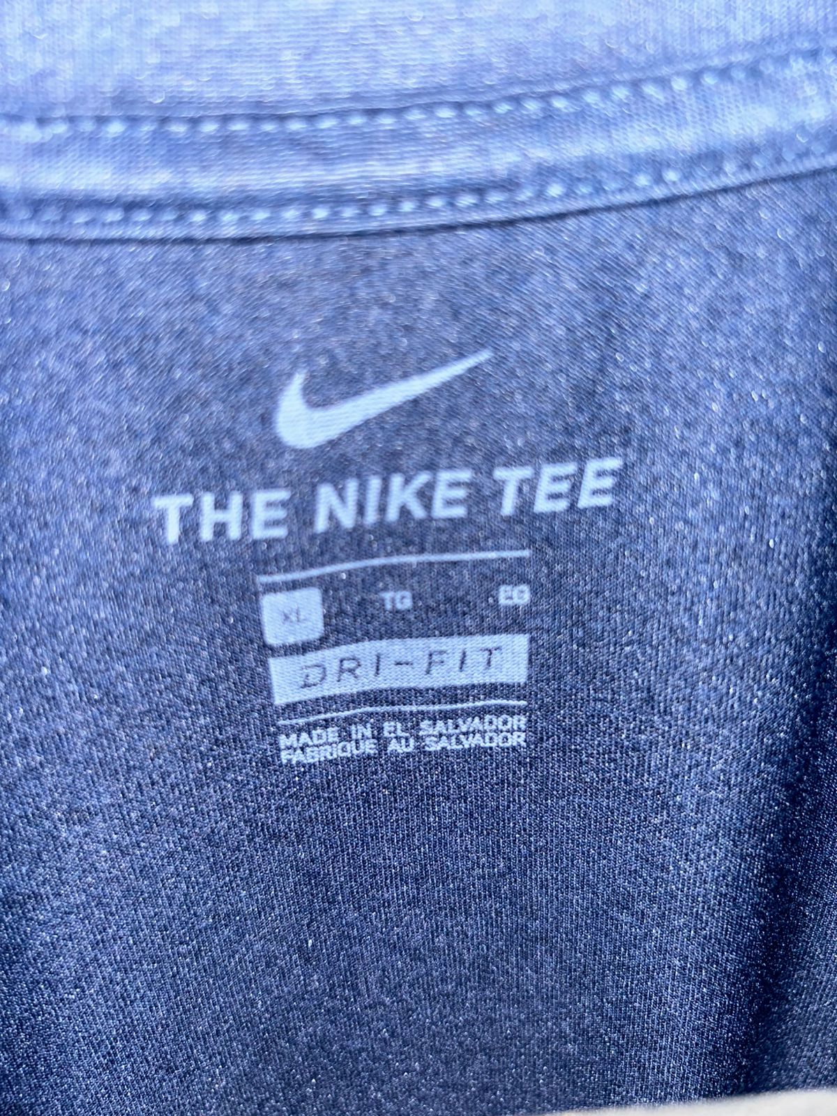 The Nike Tee Navy Blue Round Tee - XL
