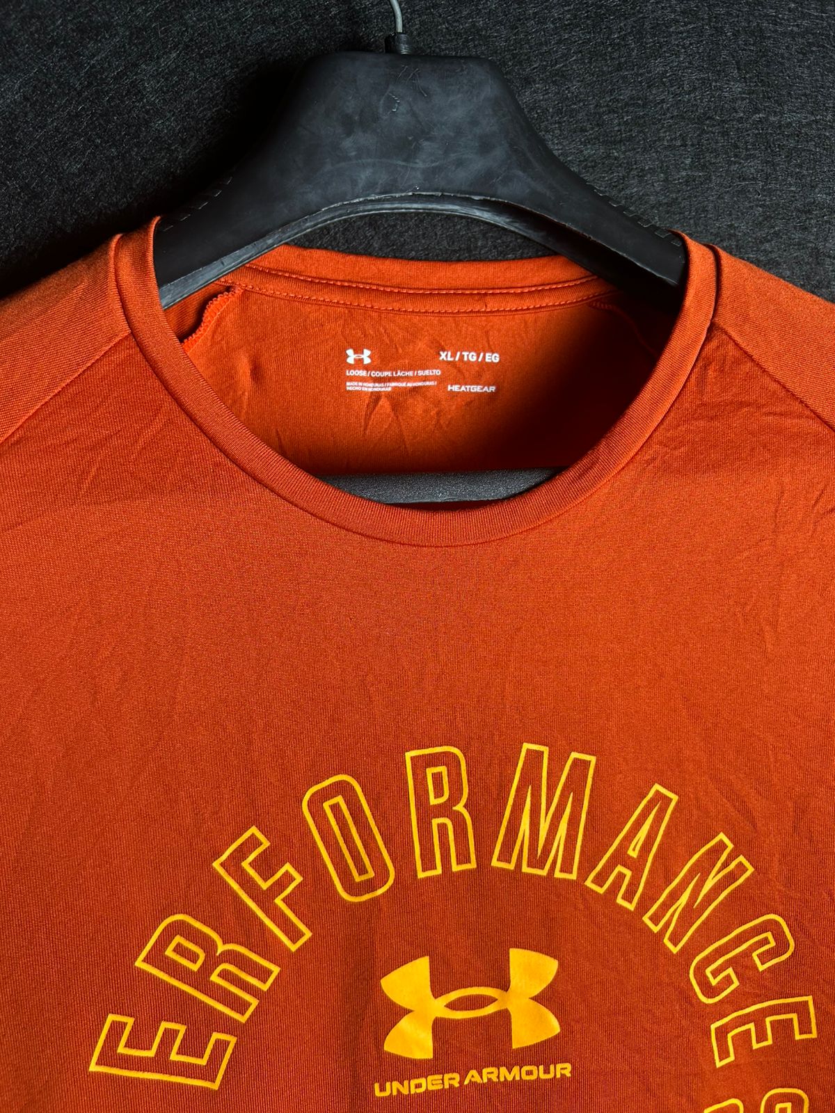 Under Armour Heat Gear Loose Orange - XL