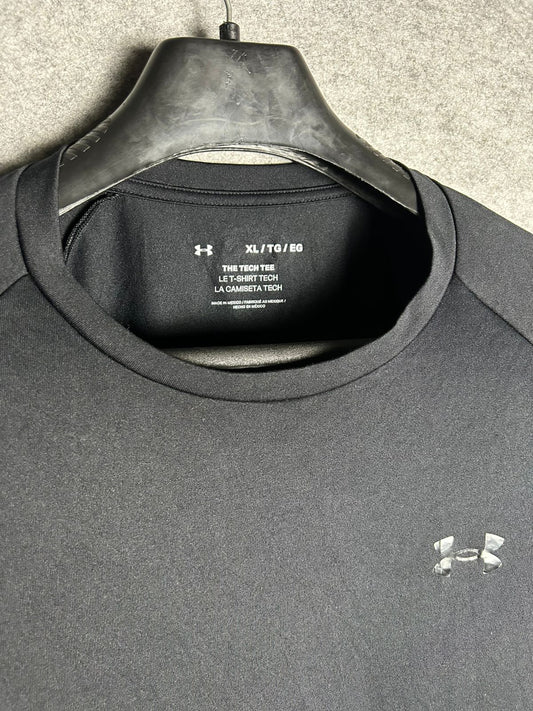 Under Armour The Tech Tee Plain Black - XL