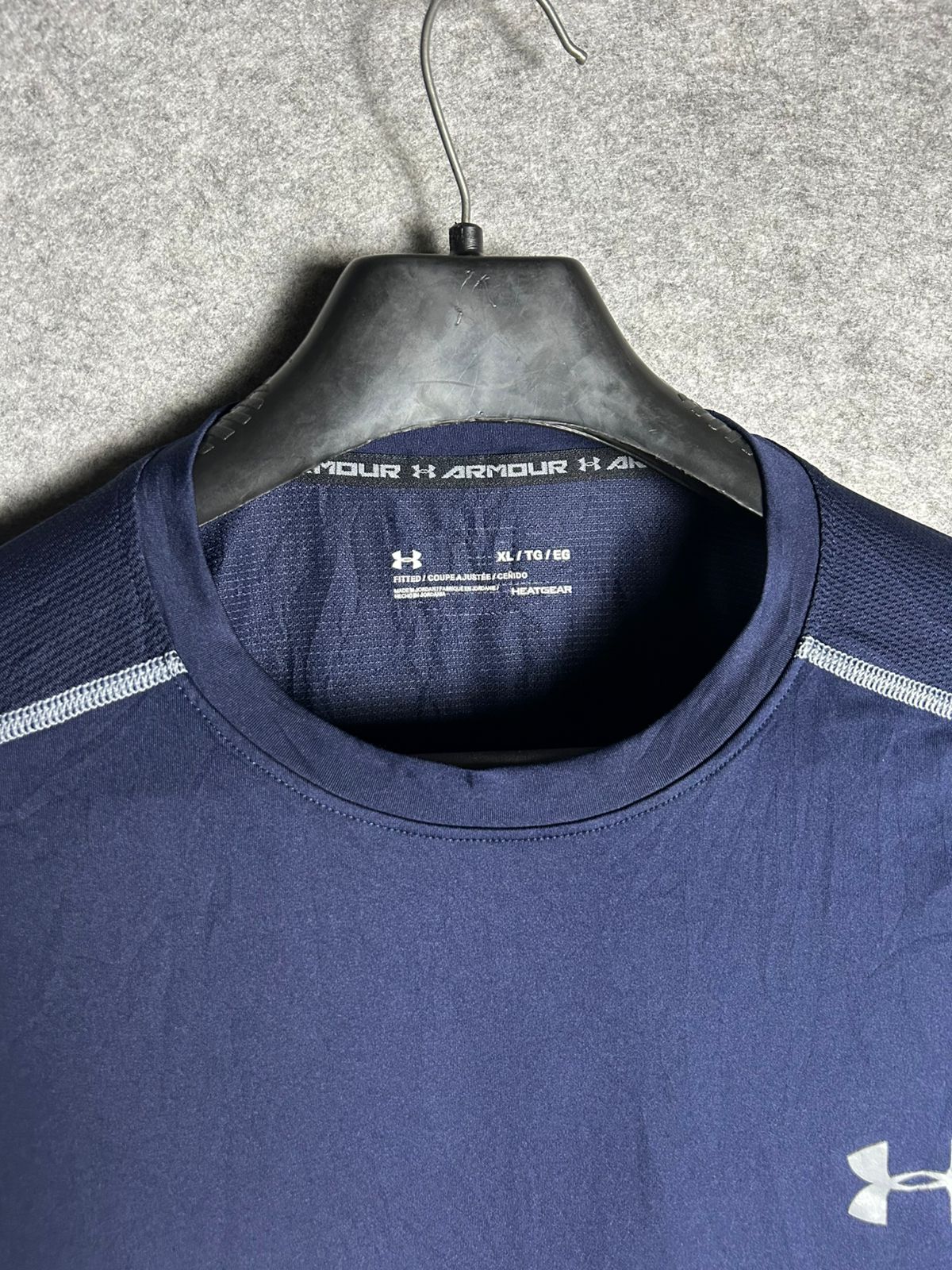 Under Armour Fitted Purplish Blue- XL