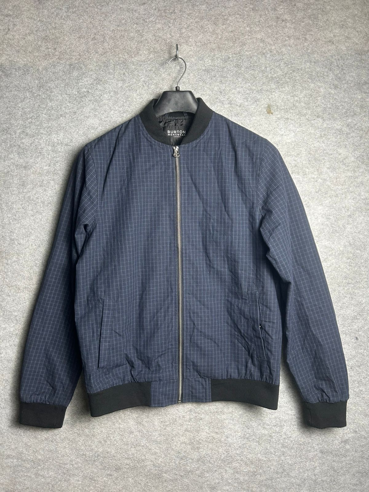 Burton Menswear Navy Blue Jacket - Medium