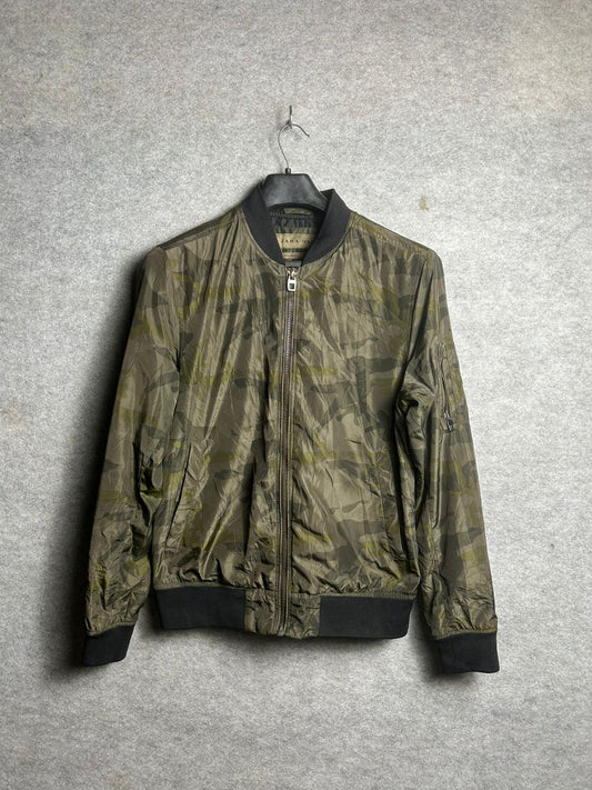 Zara Man Army Printed Jacket - Medium