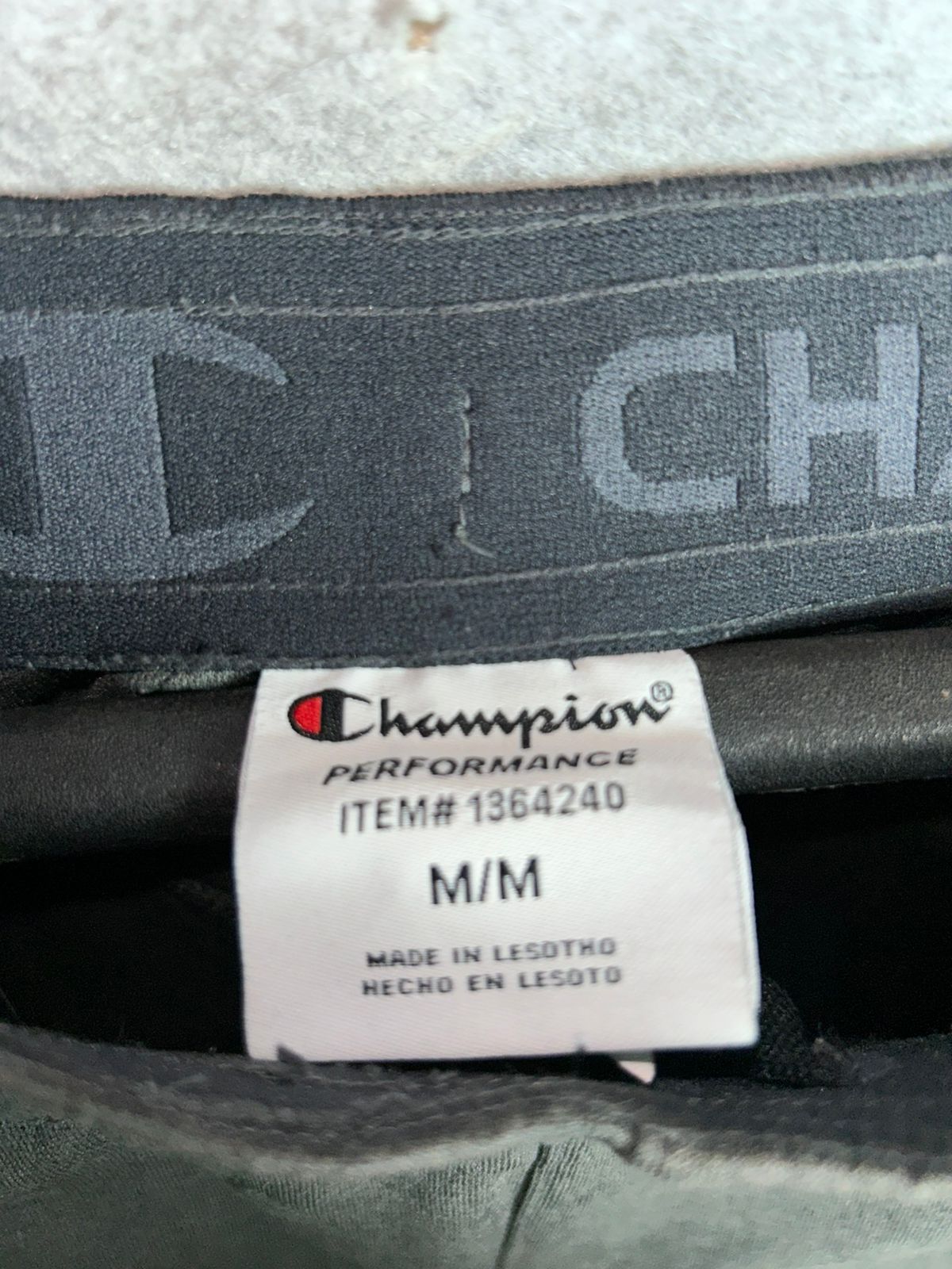 Champion Performance Black Trouser - Medium