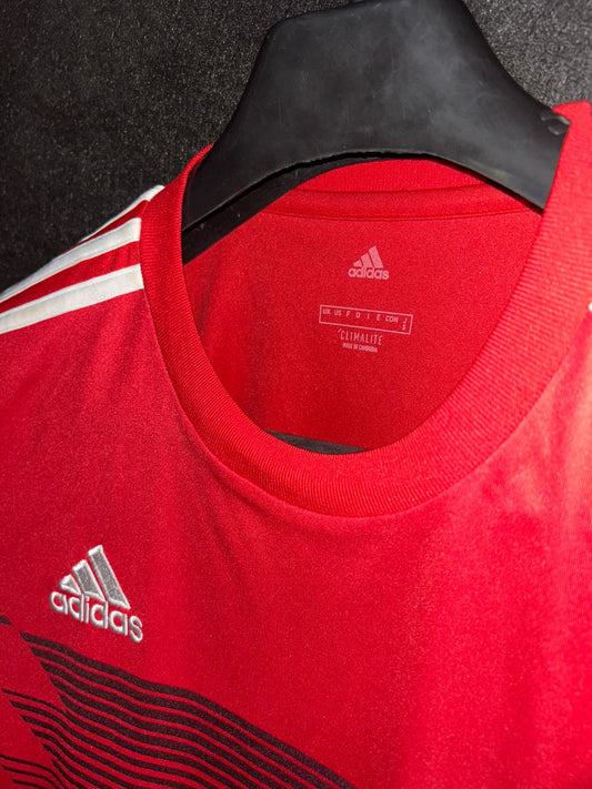 Adidas Red Round Neck - Small