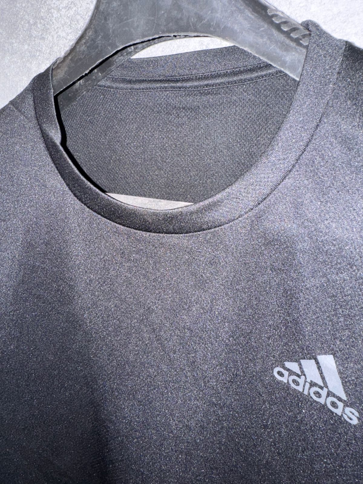 Adidas Black Round Neck - Medium