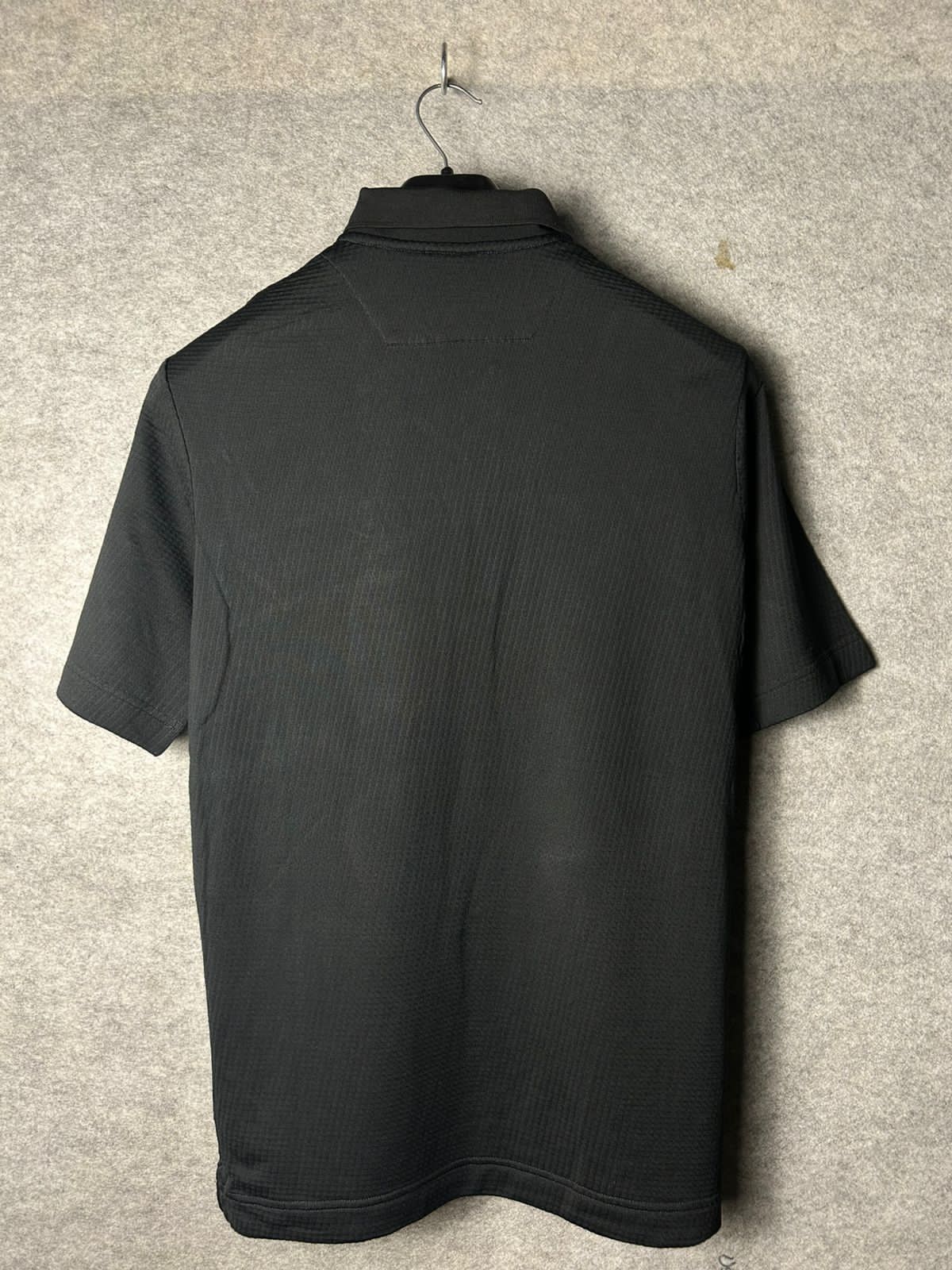 Nike Black Zip Polo - Large