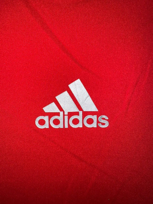 Pre Loved Adidas Red Drilltop - Large