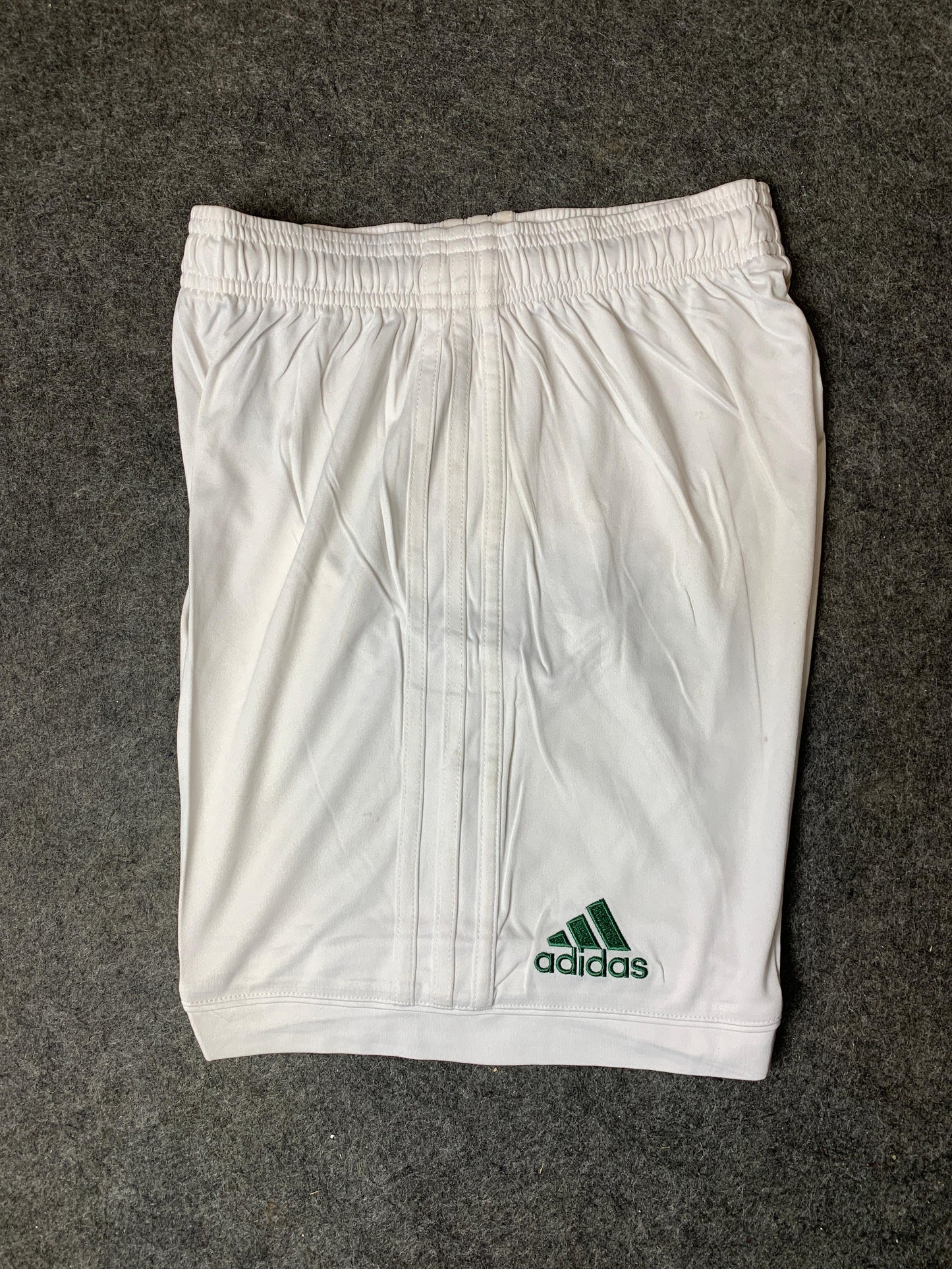 Adidas Green Logo Shorts - Small