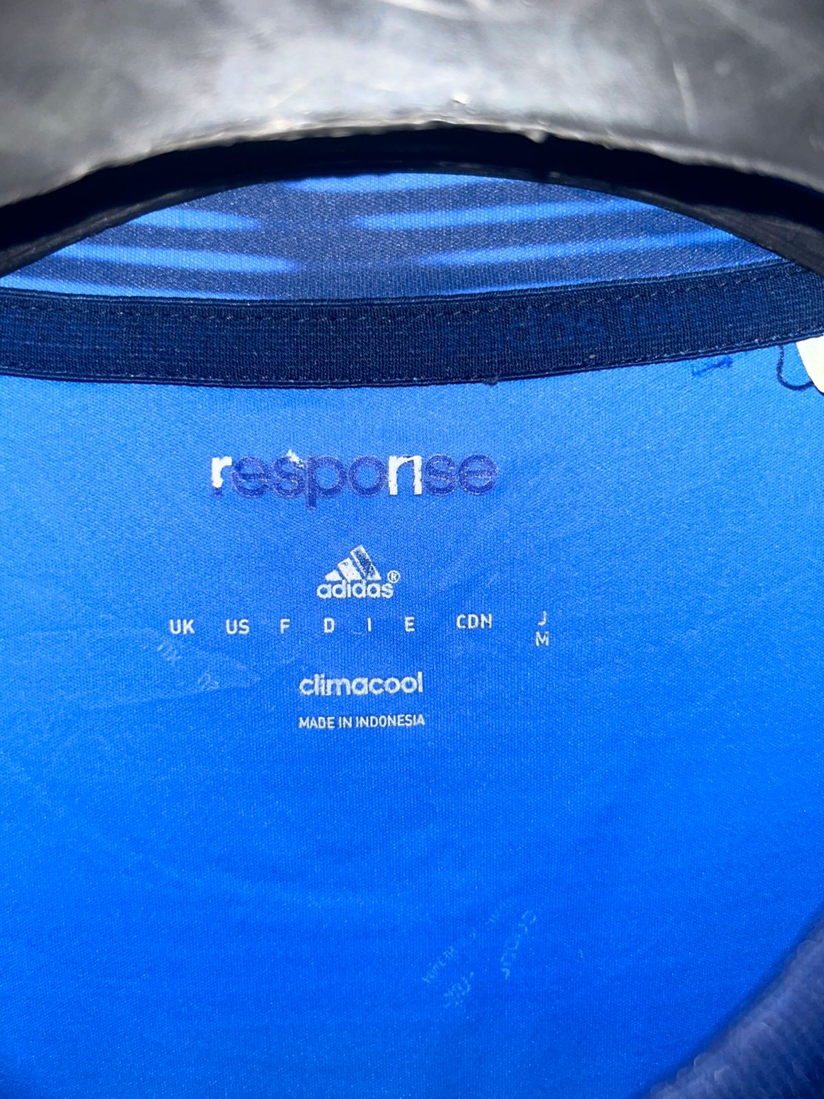 Adidas Blue Round Neck - Medium