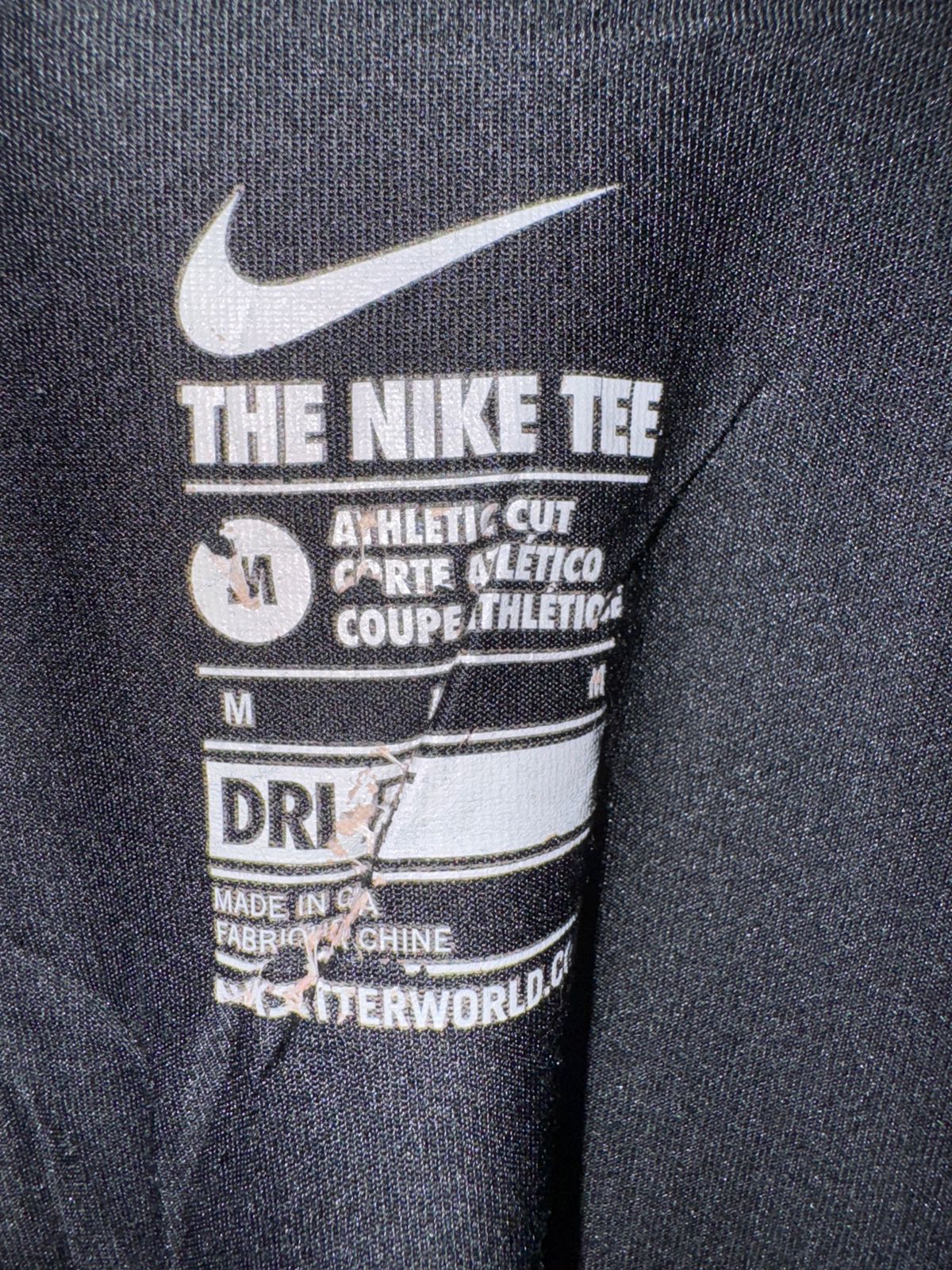 Nike Slogan Shirt - Medium