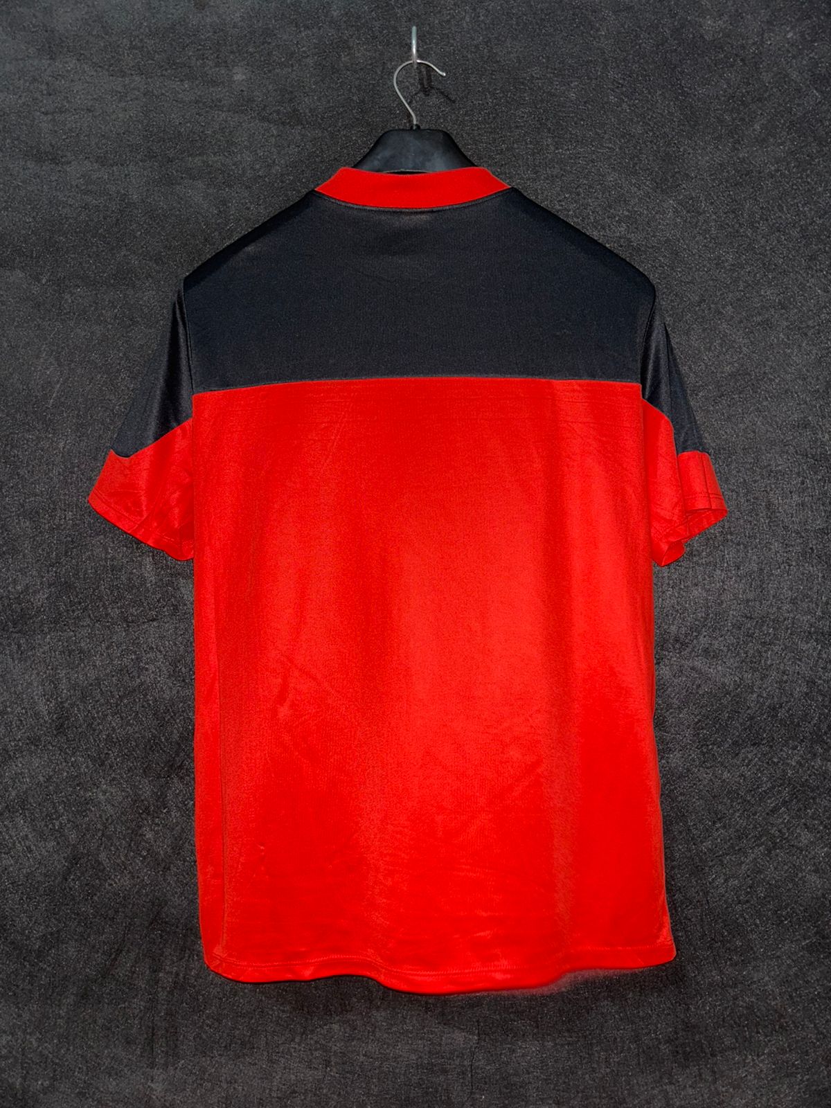 Puma Red Black V Neck - Large