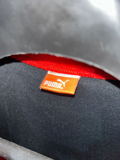 Puma Red Black V Neck - Large