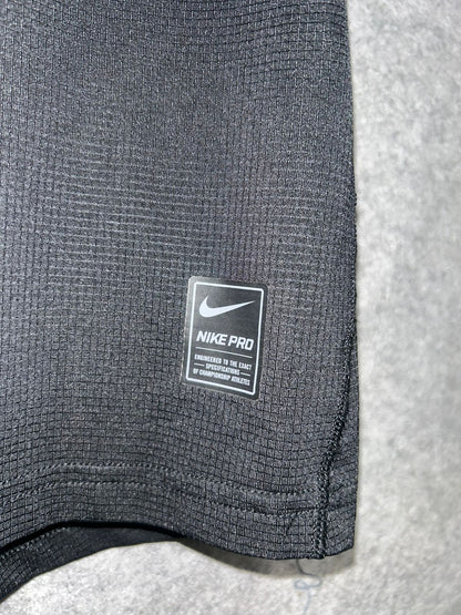 Nike Pro Black Round Neck Shirt - Medium