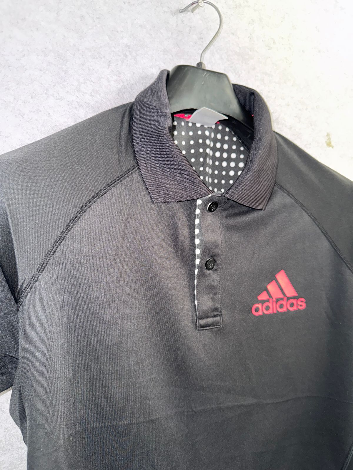 Adidas Polo Pink Logo - Medium
