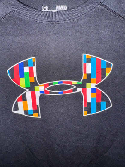 Under Armour Blocked Logo Tee - Large