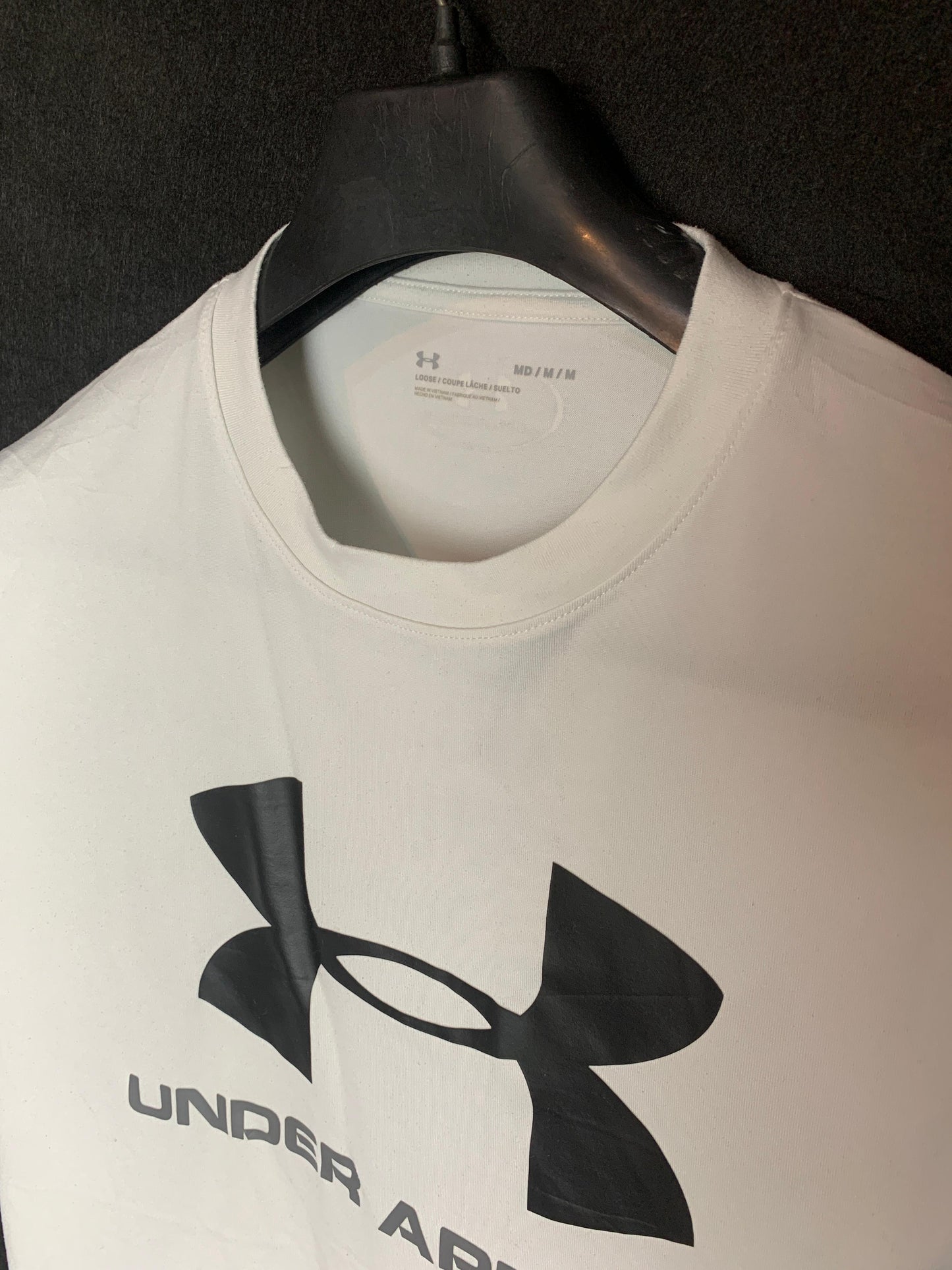Under Armour Black Logo Shirt - Medium