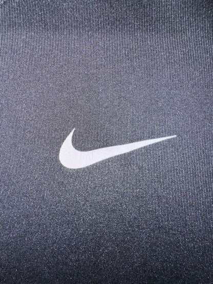 Nike Plain Black Round Neck Tee - Large