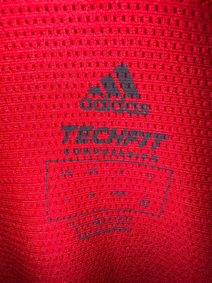 Pre Loved Adidas Red Drilltop - Large