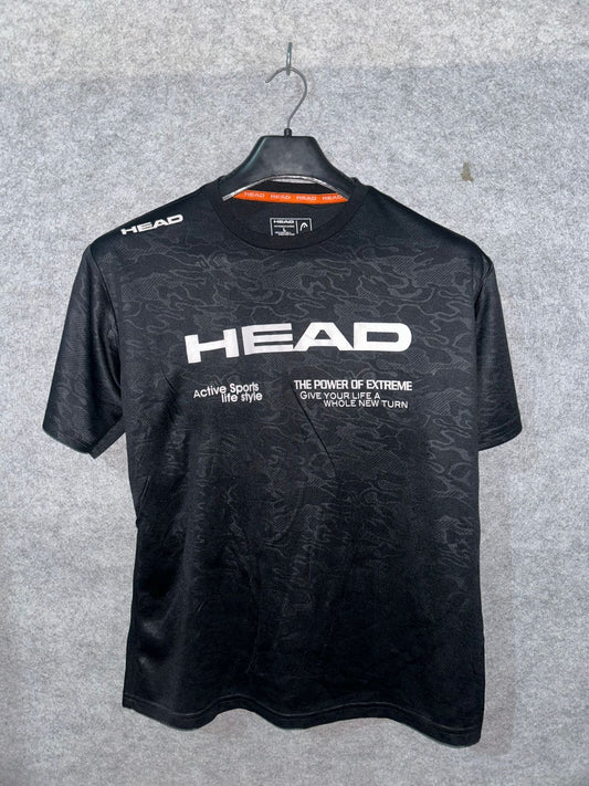 Head Logo Round Neck  - Large