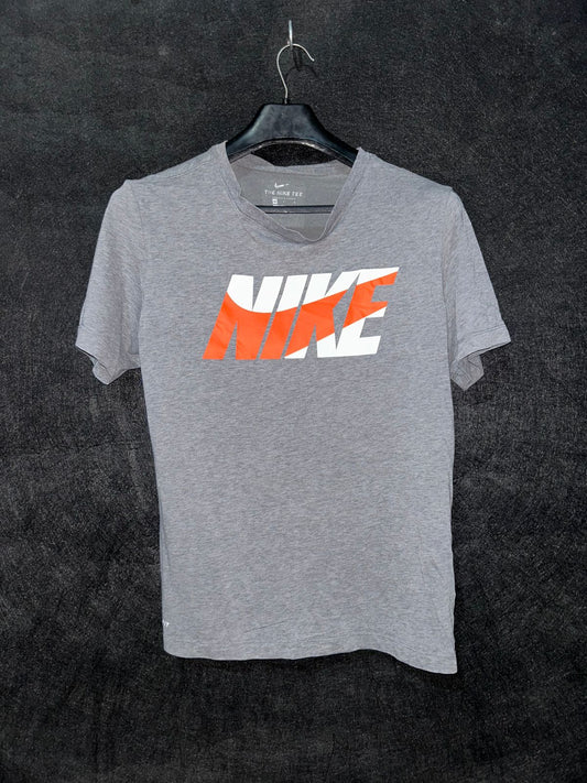 Nike Grey Logo Tee - Large