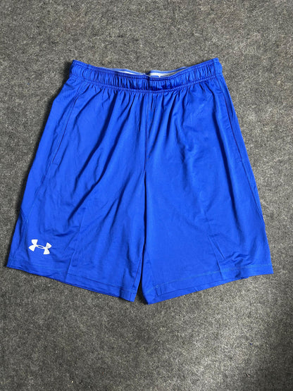 Under Armour Plain Blue Shorts - Large