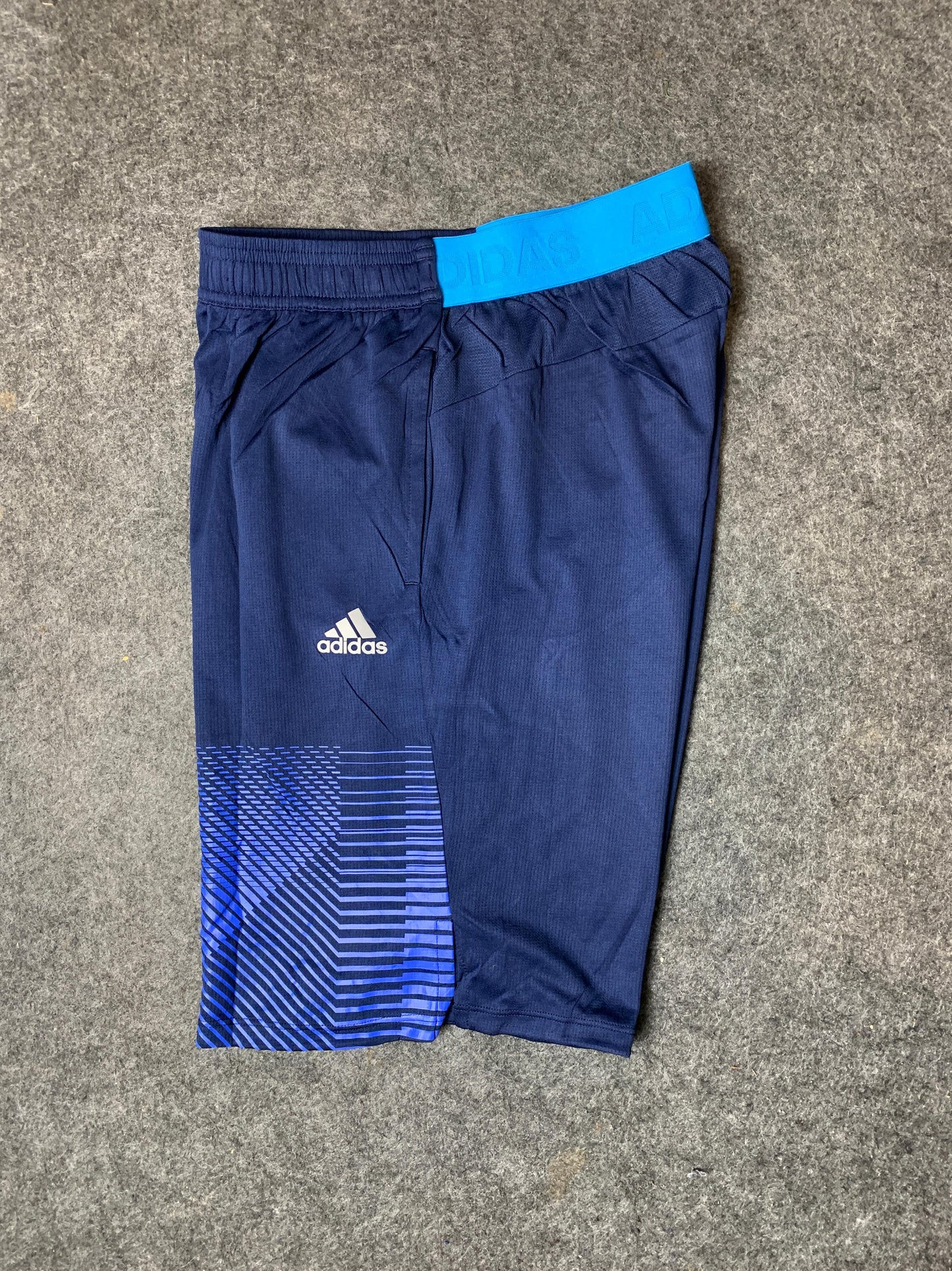 Adidas Blue Shades Shorts - Medium