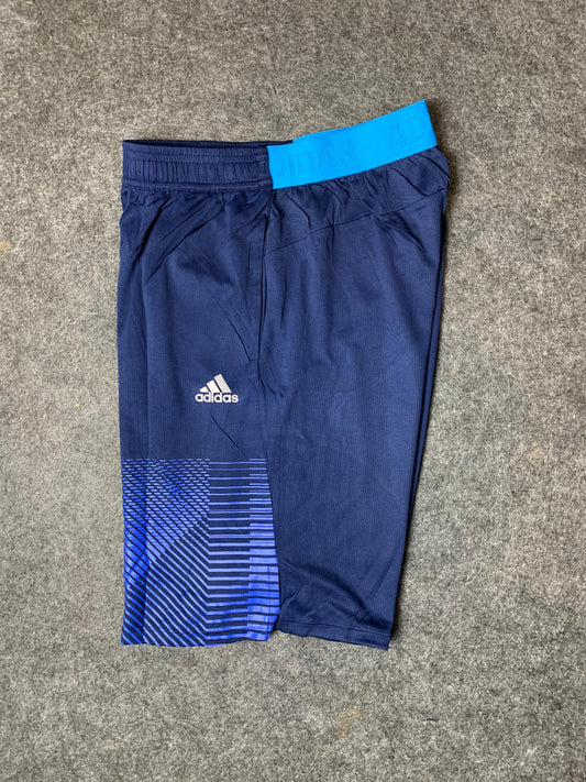 Adidas Blue Shades Shorts - Medium