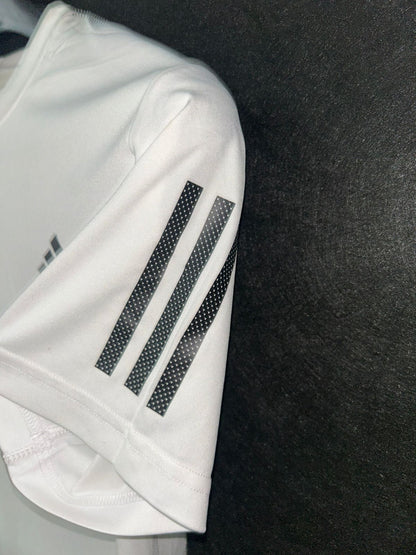 Adidas White Round Neck - Medium